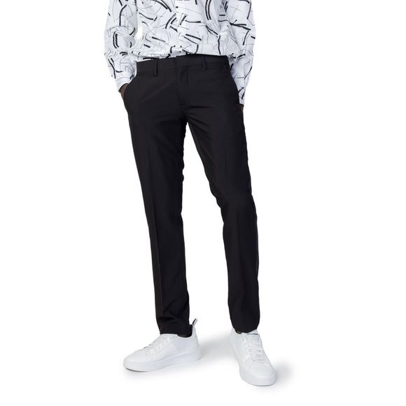 Antony Morato Mens Plain Black Trousers